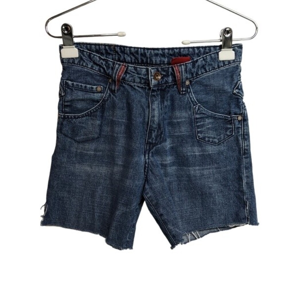 Levi's Shorts Girl 12 Denim Cutoff Red Tab Jeans Blue Youth 12 - Waist 26"